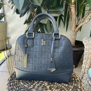 London Fog • Satchel Bag • NWT’s • Kate Signature Embossed Dome•